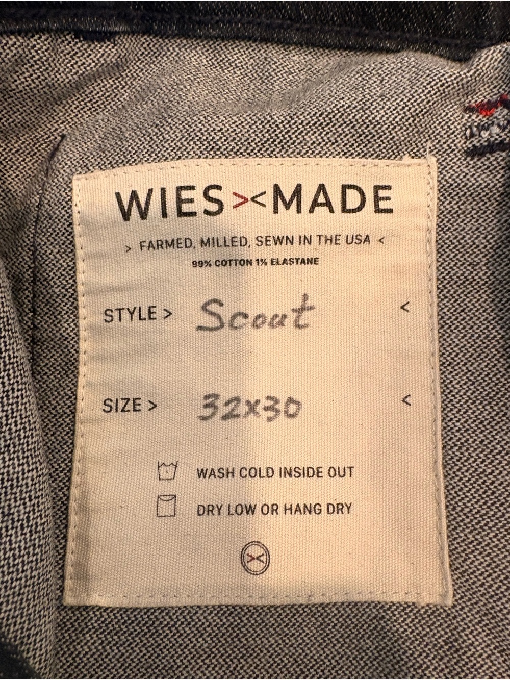 Wies-Made Men's “Scout” Blue Casual Relaxed-Fit Jeans - Picture 7 of 8